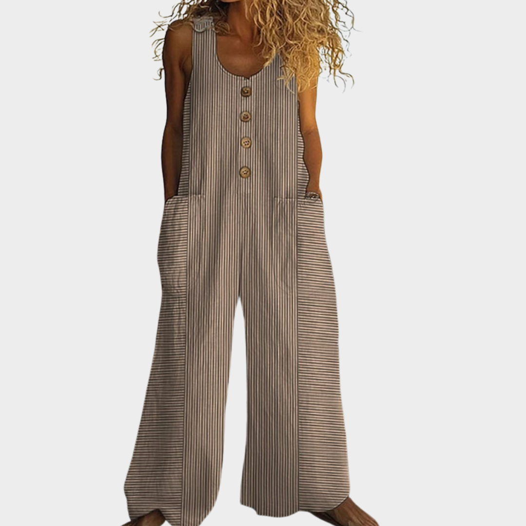 Minna | Fließender bedruckter Jumpsuit