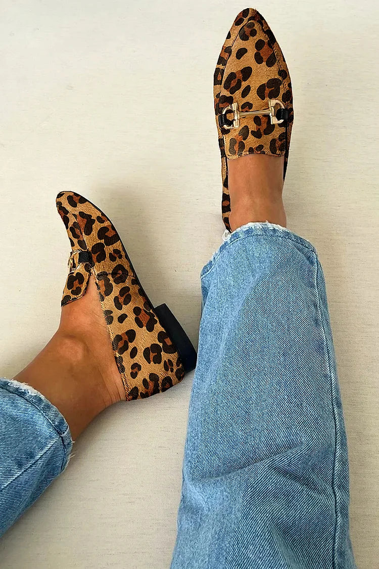 Rieke | Elegante Leoparden-Loafer