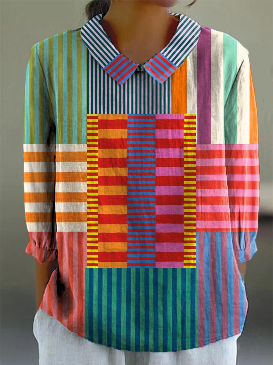 Emma-Martha | Künstlerische Bluse mit Print