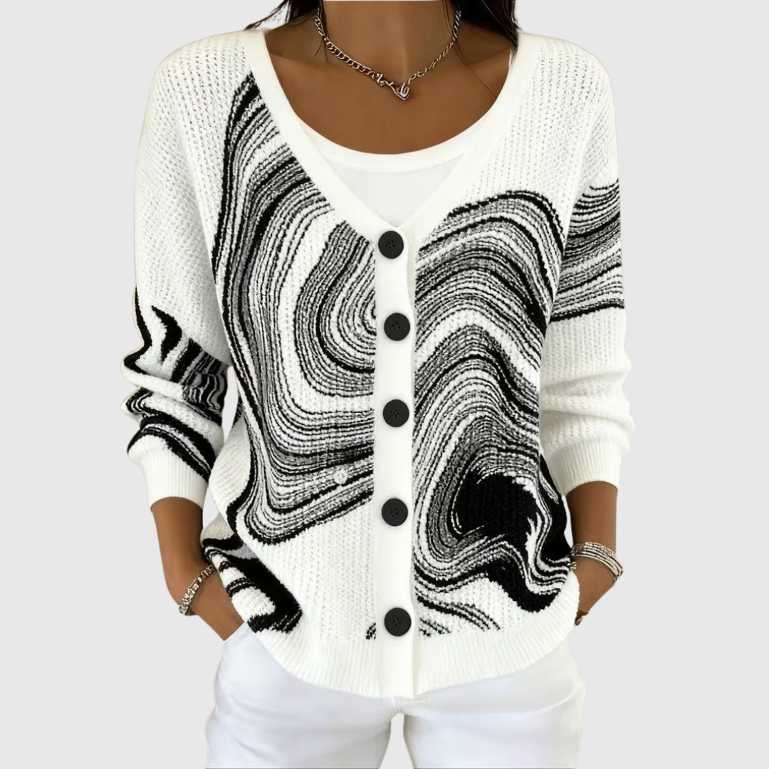 Lena | Bequemer Strickcardigan mit Knöpfen