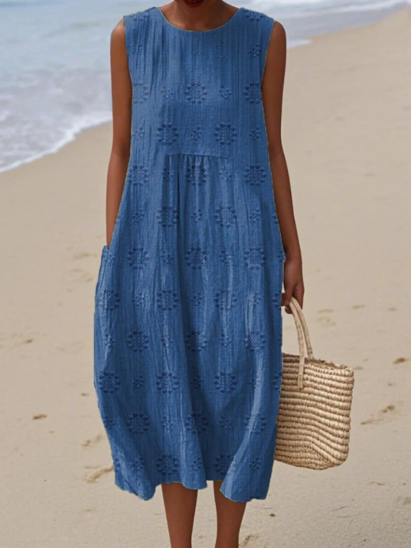 Simone | Midikleid mit Print