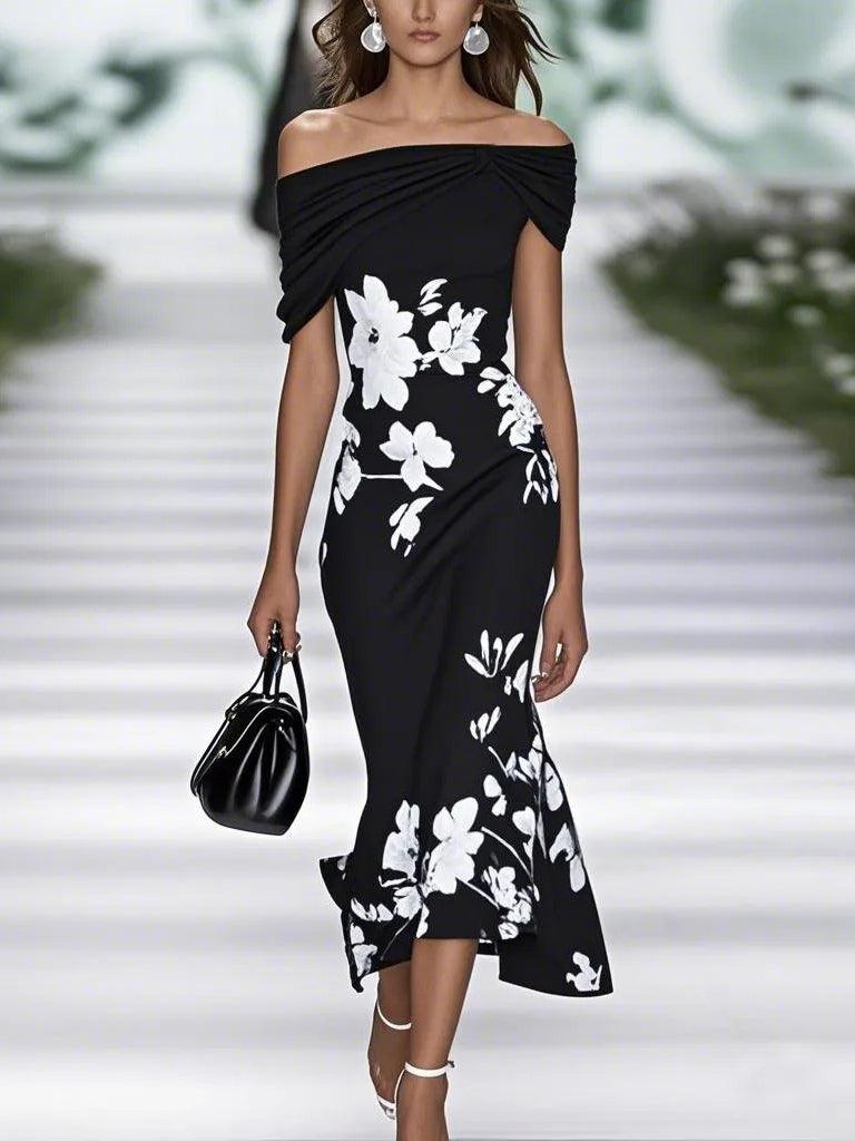 Emily | Kleid elegant mit Blumenprint