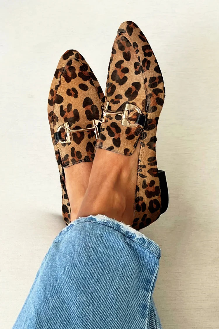 Rieke | Elegante Leoparden-Loafer