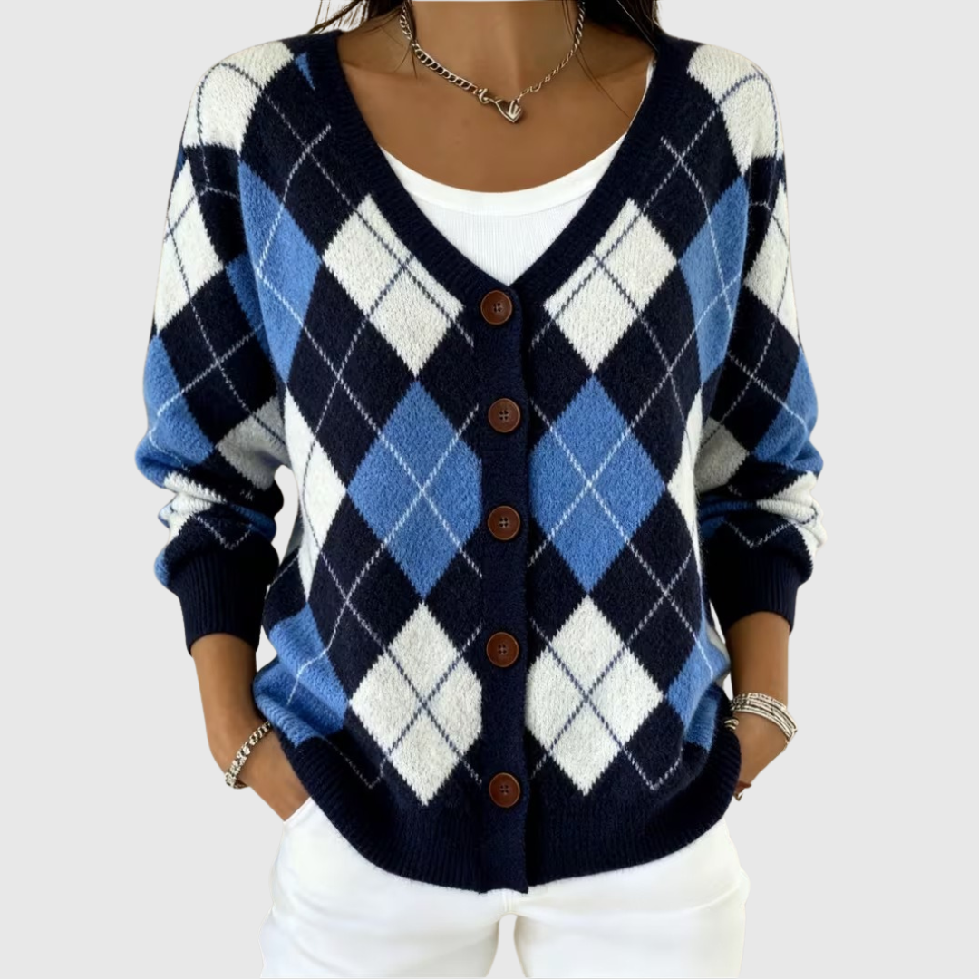 Frieda | Bequemer Strickcardigan mit Knöpfen