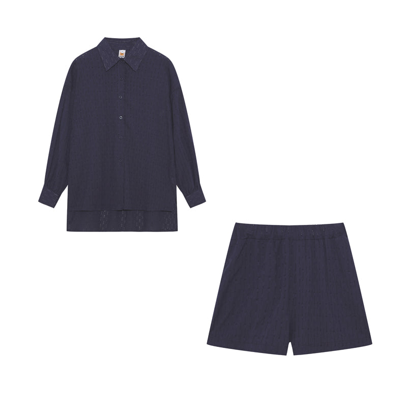 Marlene | Leichtes Blusen- und Shorts-Set