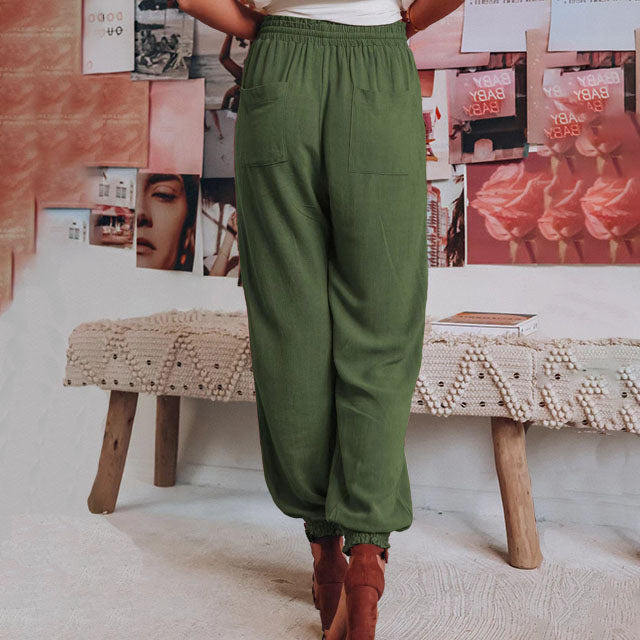 Luise | Elegante Hose mit Kordel