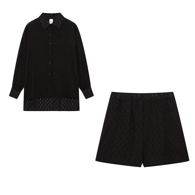 Marlene | Leichtes Blusen- und Shorts-Set