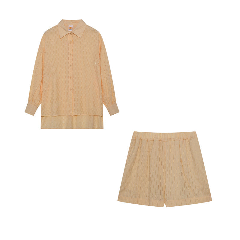 Marlene | Leichtes Blusen- und Shorts-Set