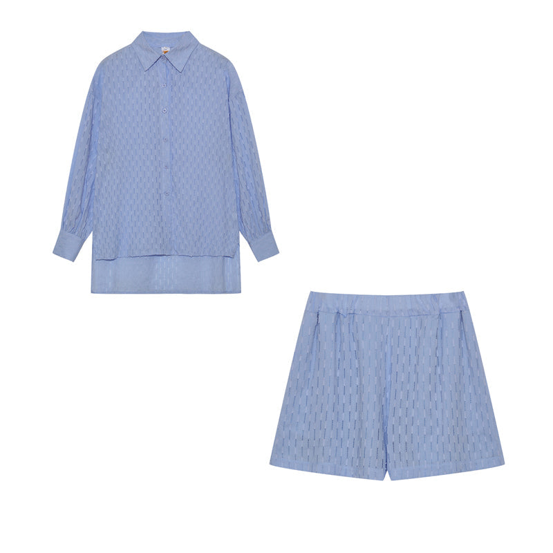 Marlene | Leichtes Blusen- und Shorts-Set