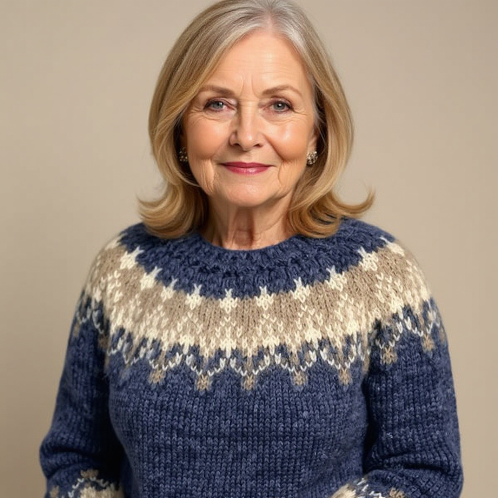 Angela | Vintage-Islandpullover