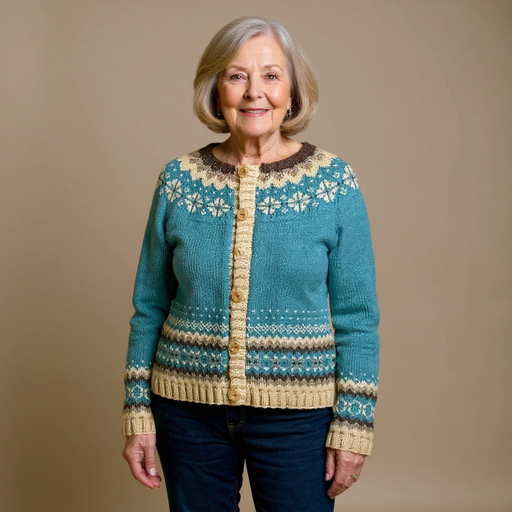 Cassandra | Vintage-Islandstrickjacke