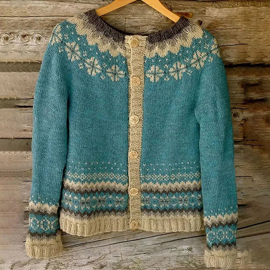 Cassandra | Vintage-Islandstrickjacke