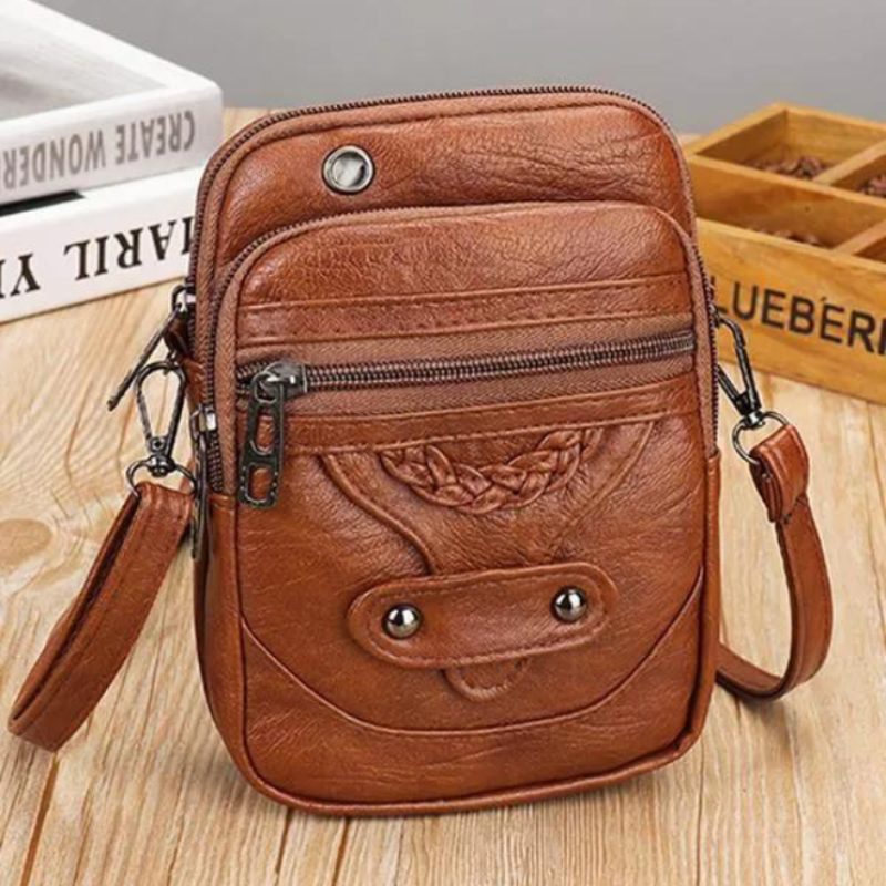 Lotte | Strukturierte Ledertasche