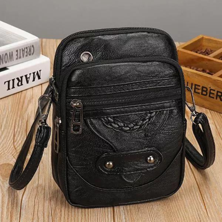 Lotte | Strukturierte Ledertasche