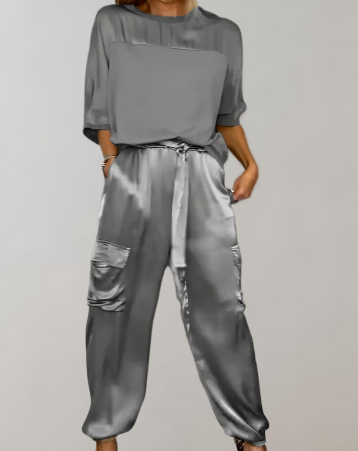 Frieda | Cargo-Lounge-Set aus Seide