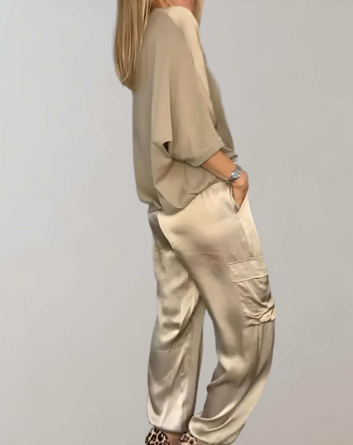 Frieda | Cargo-Lounge-Set aus Seide