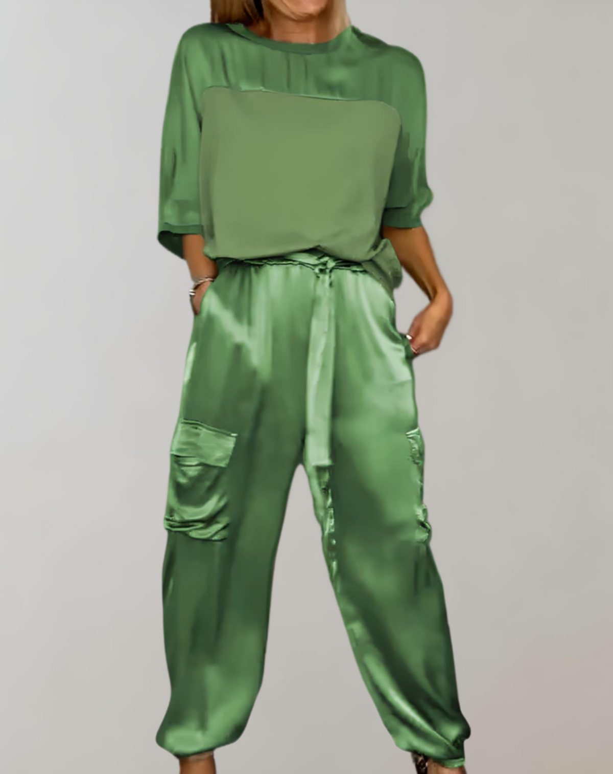 Frieda | Cargo-Lounge-Set aus Seide