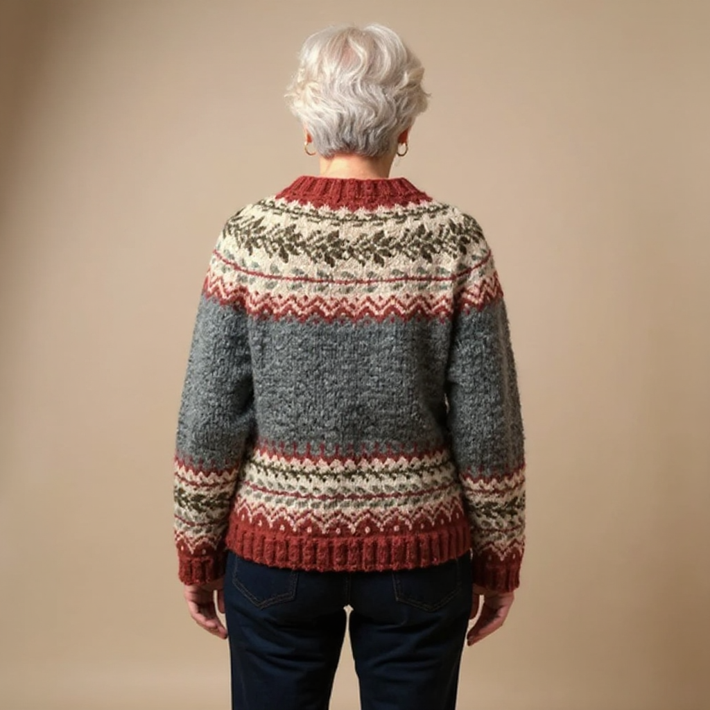 Jessica | Vintage-Islandstrickjacke