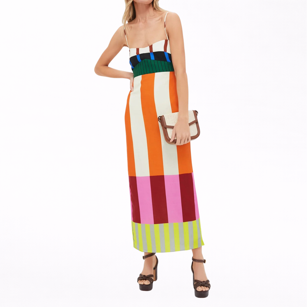 Mareike | Kleid Colorato mit Streifen