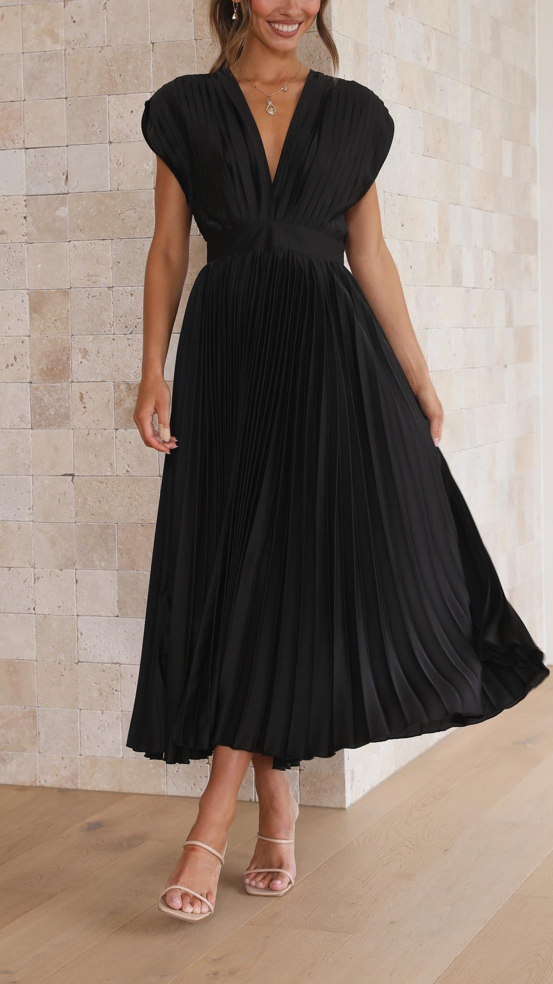 Sina | Kleid plissé elegant