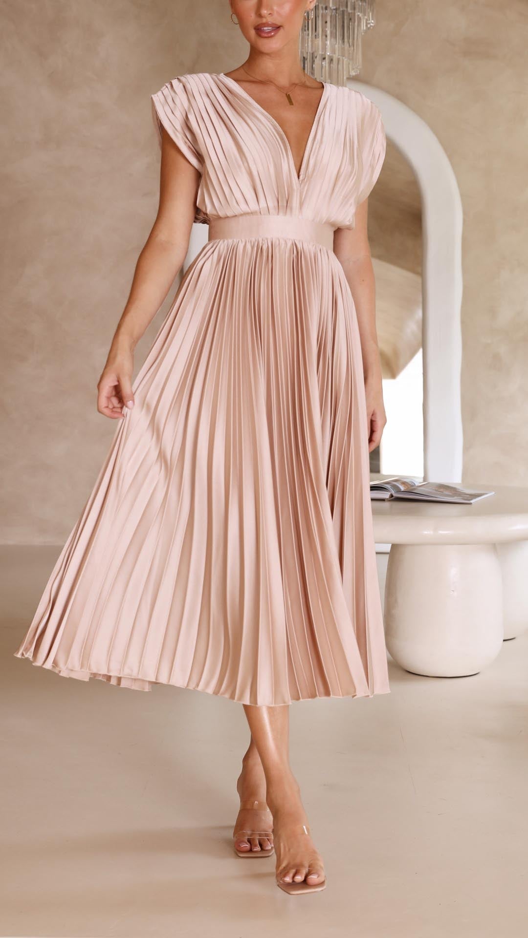 Sina | Kleid plissé elegant
