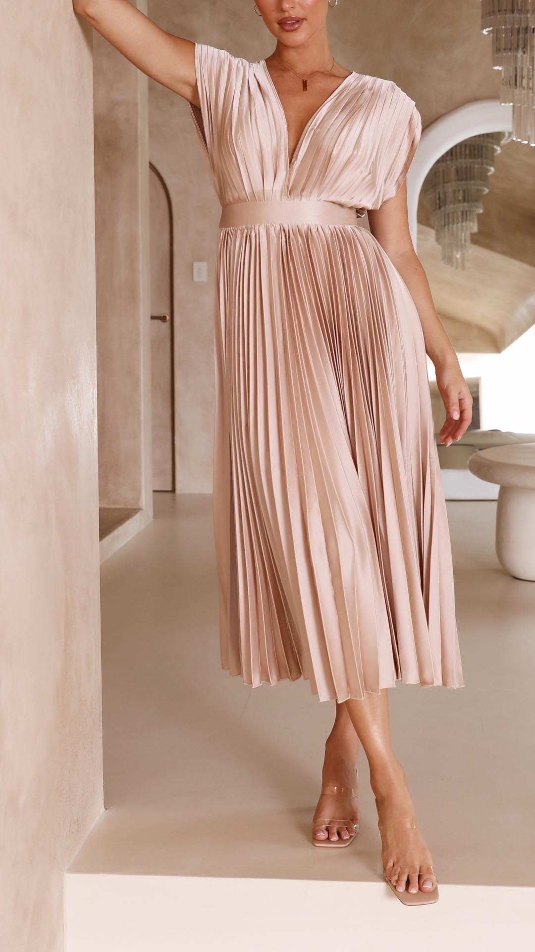 Sina | Kleid plissé elegant