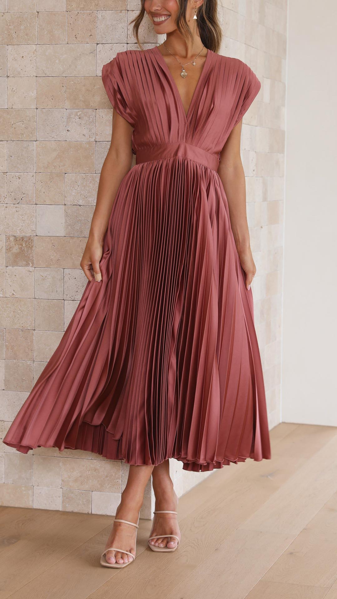 Sina | Kleid plissé elegant