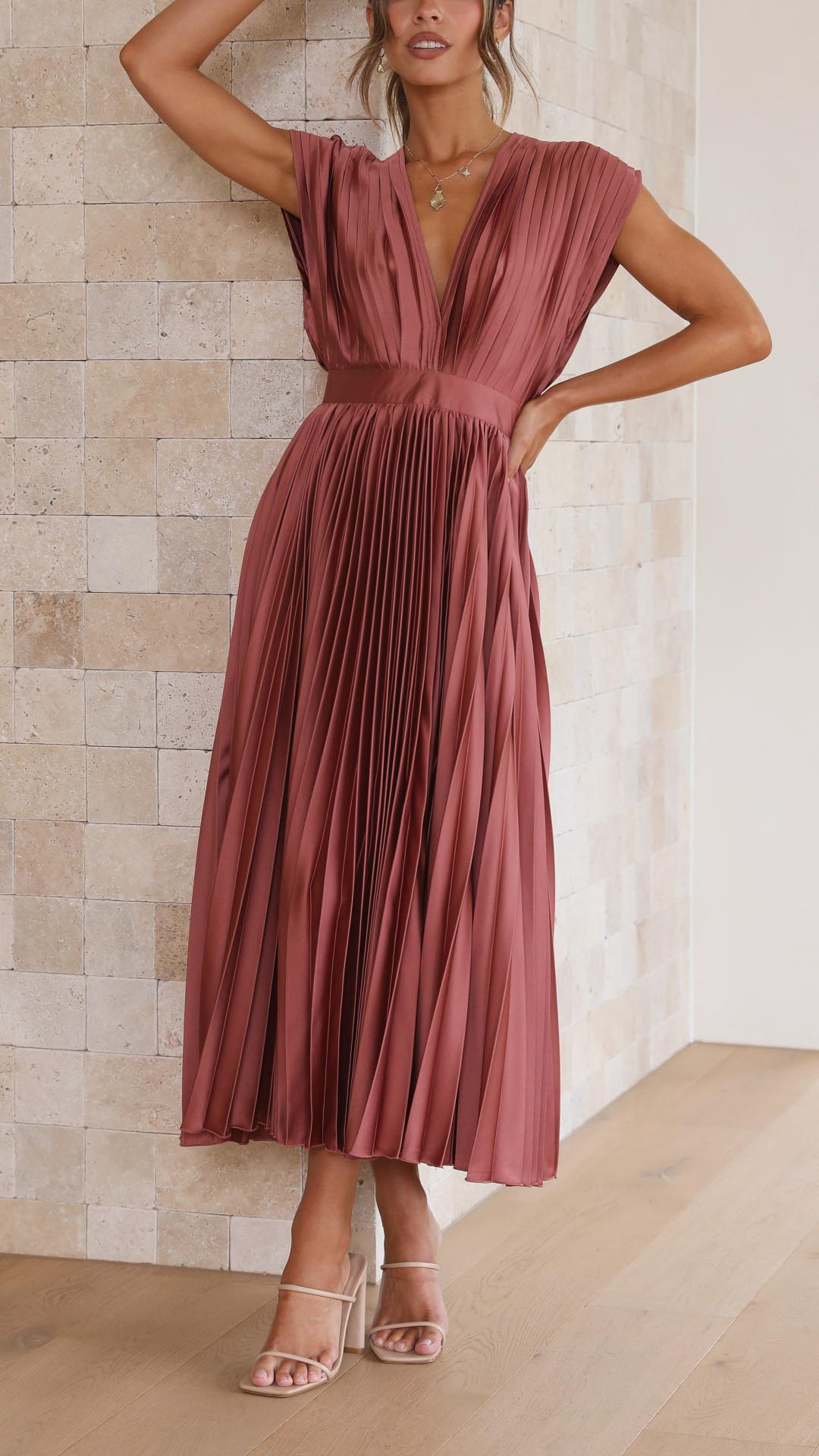 Sina | Kleid plissé elegant