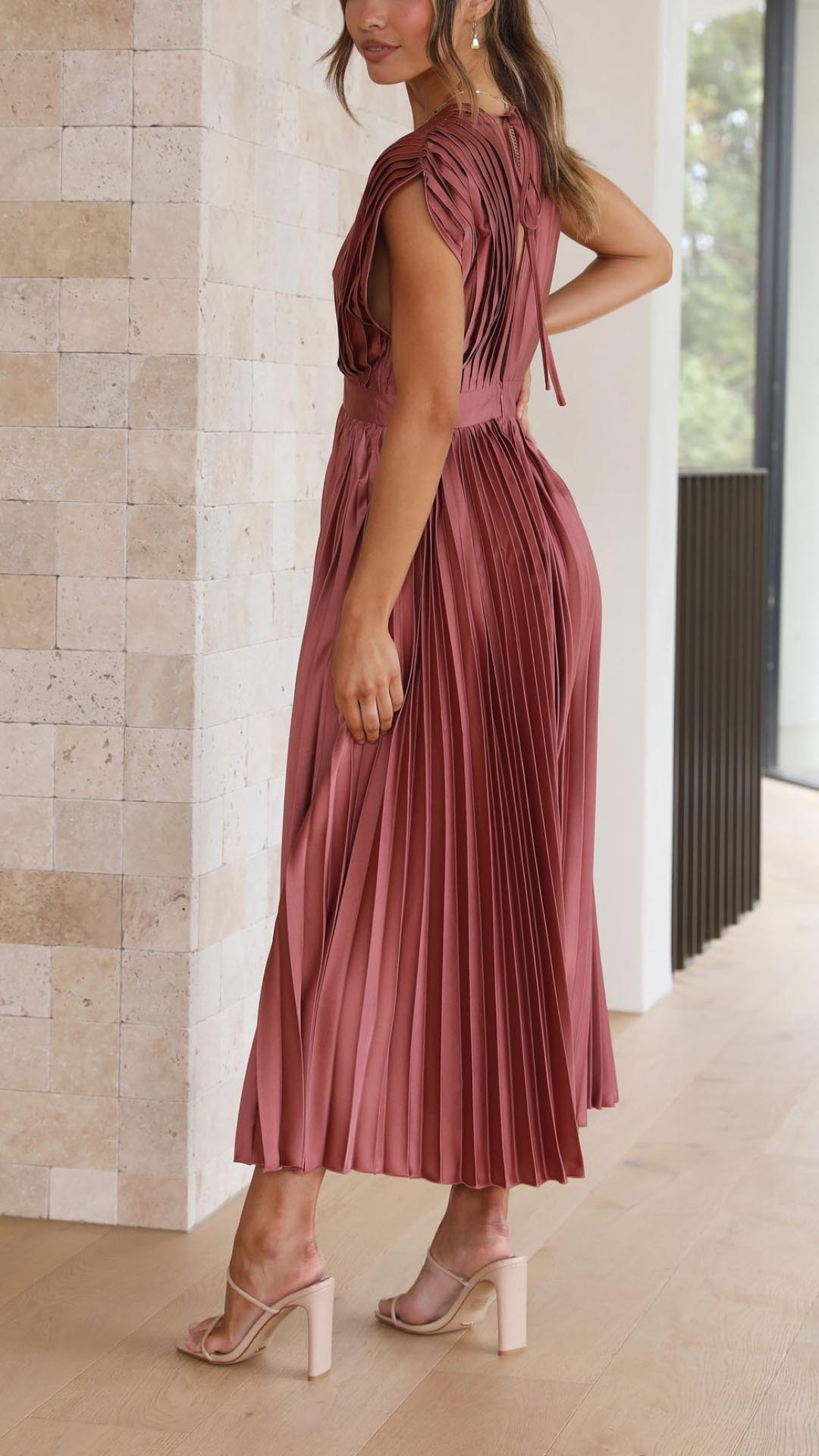 Sina | Kleid plissé elegant
