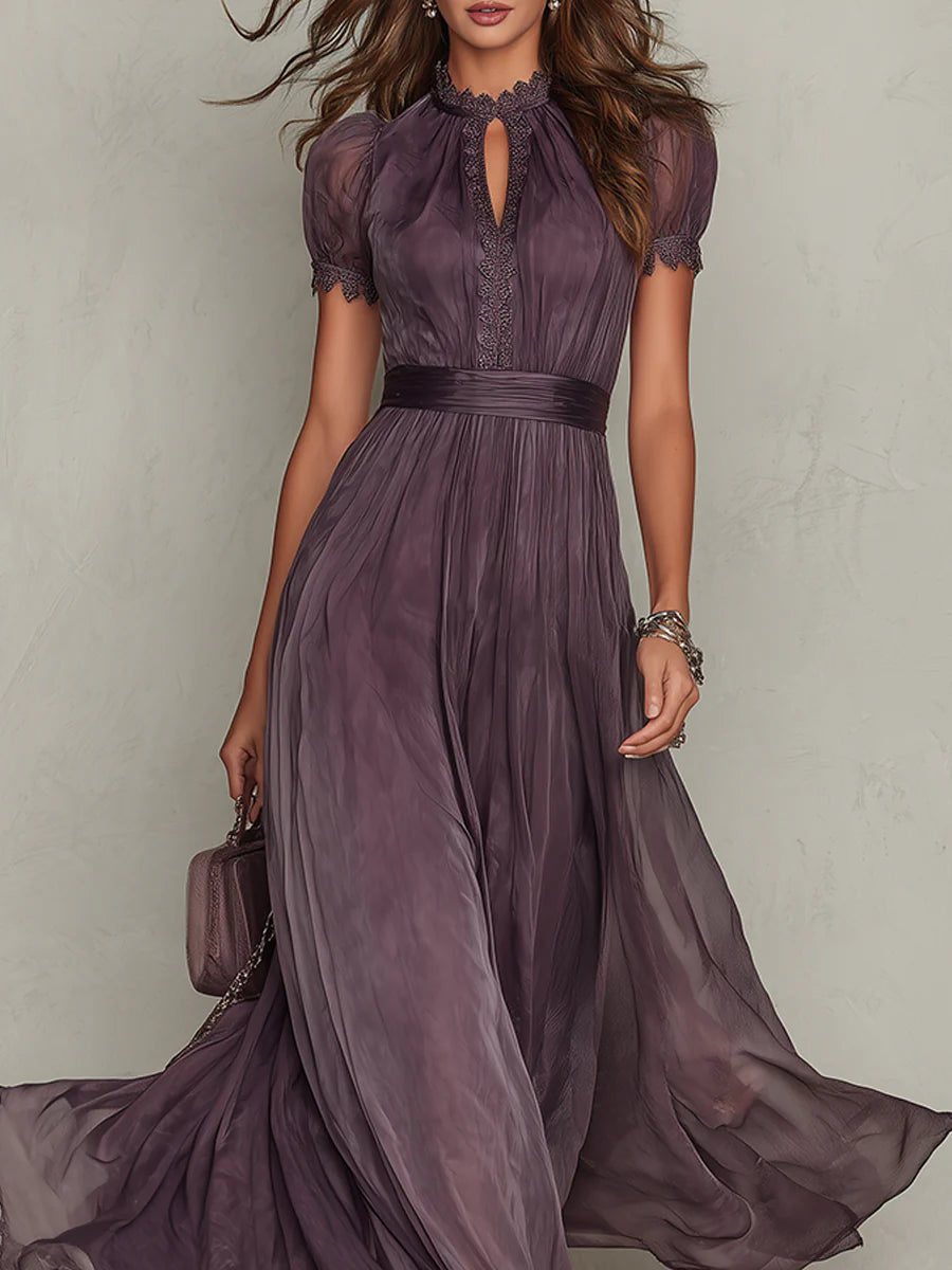 Mia | Maxikleid Chiffon Vintage elegant