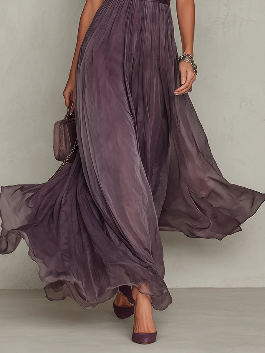 Mia | Maxikleid Chiffon Vintage elegant