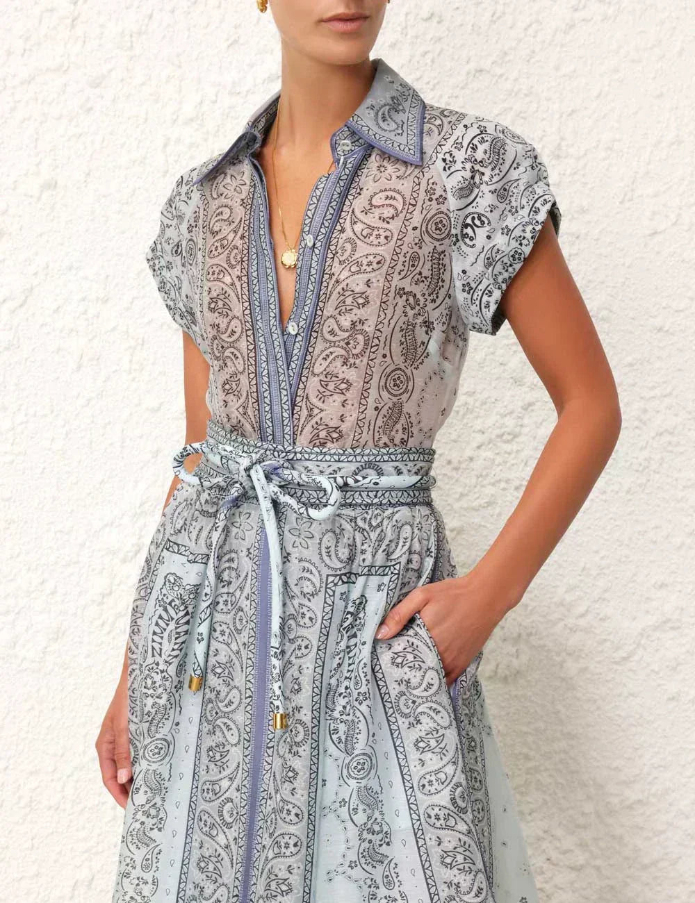 Magdalena | Bedrucktes zweiteiliges Boho-Set