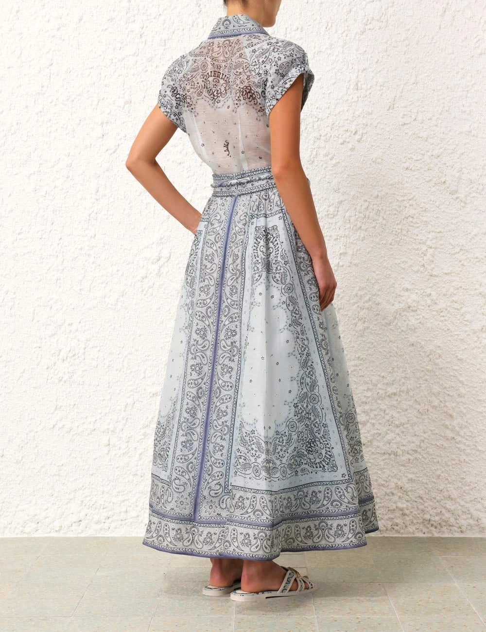 Magdalena | Bedrucktes zweiteiliges Boho-Set