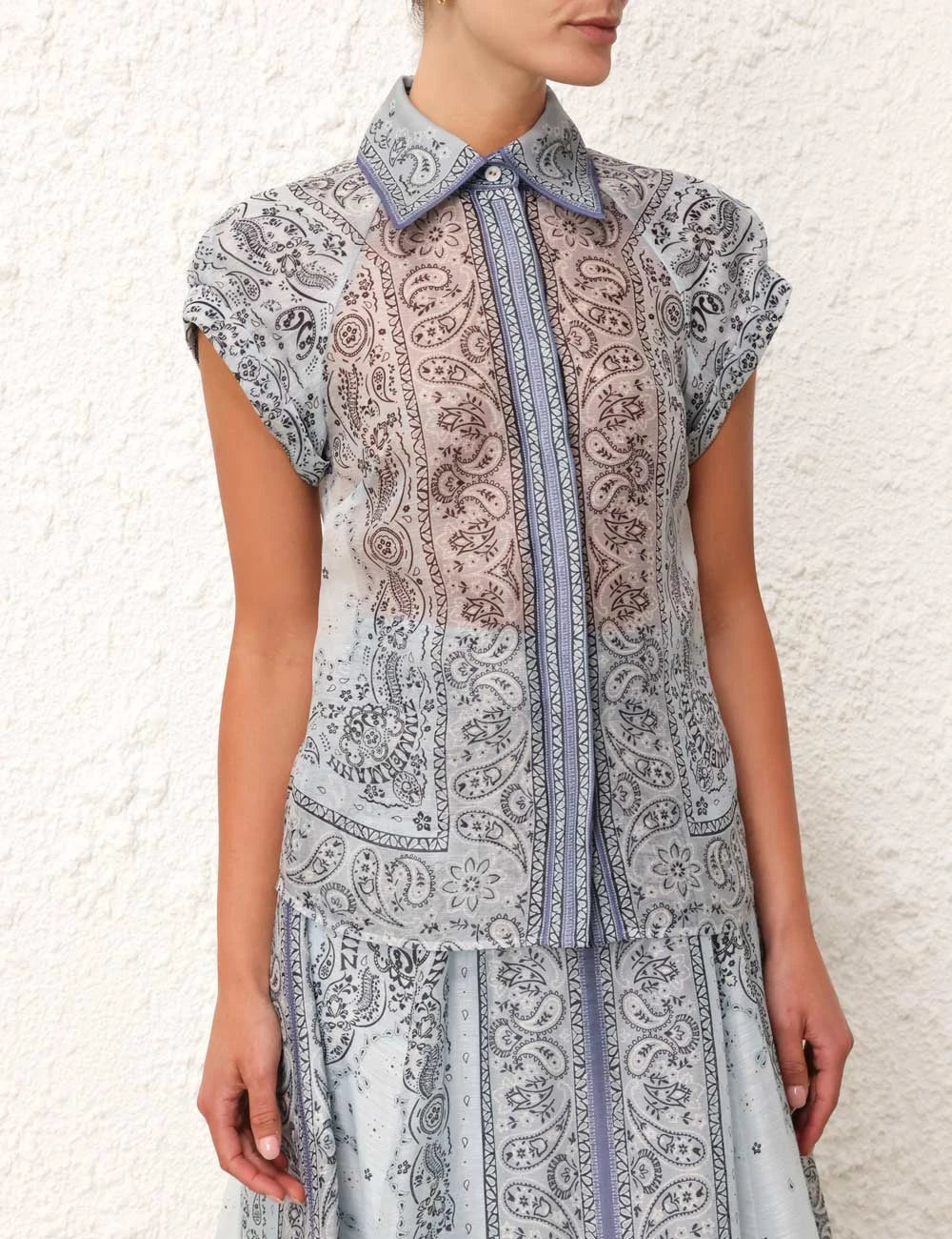 Magdalena | Bedrucktes zweiteiliges Boho-Set