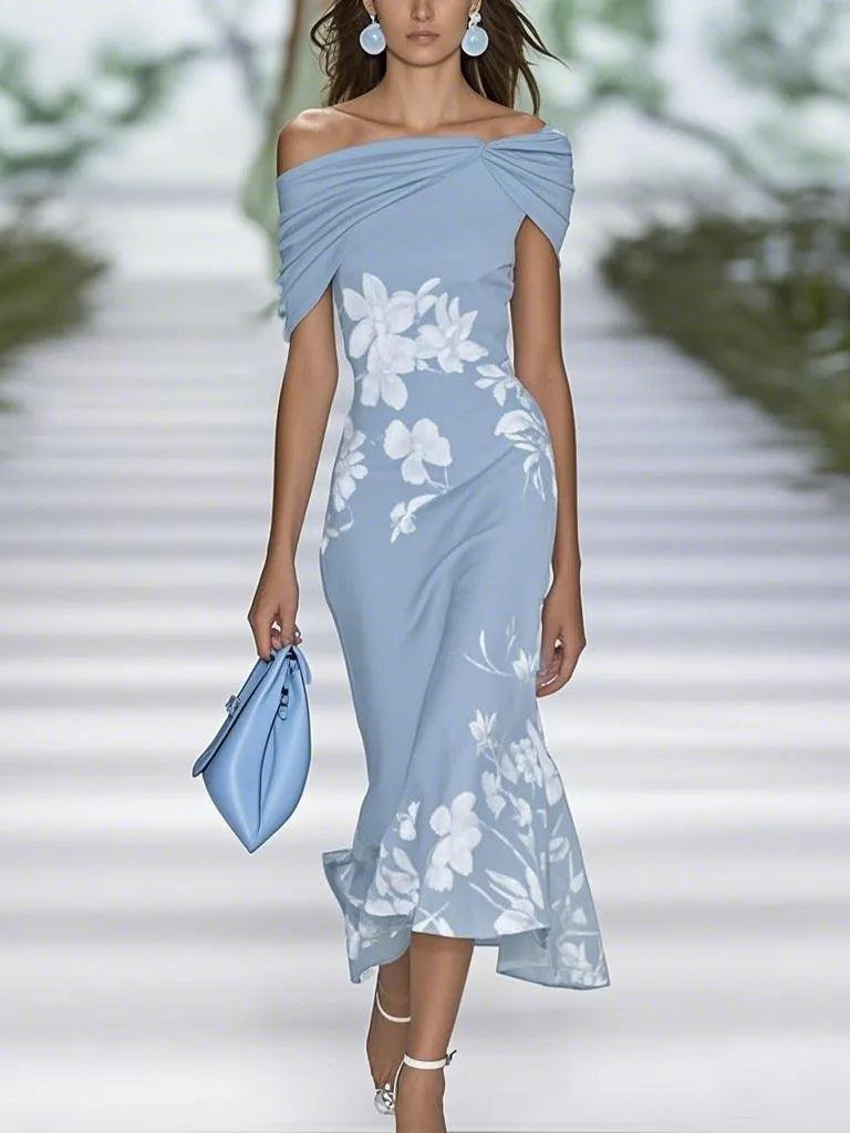 Emily | Kleid elegant mit Blumenprint