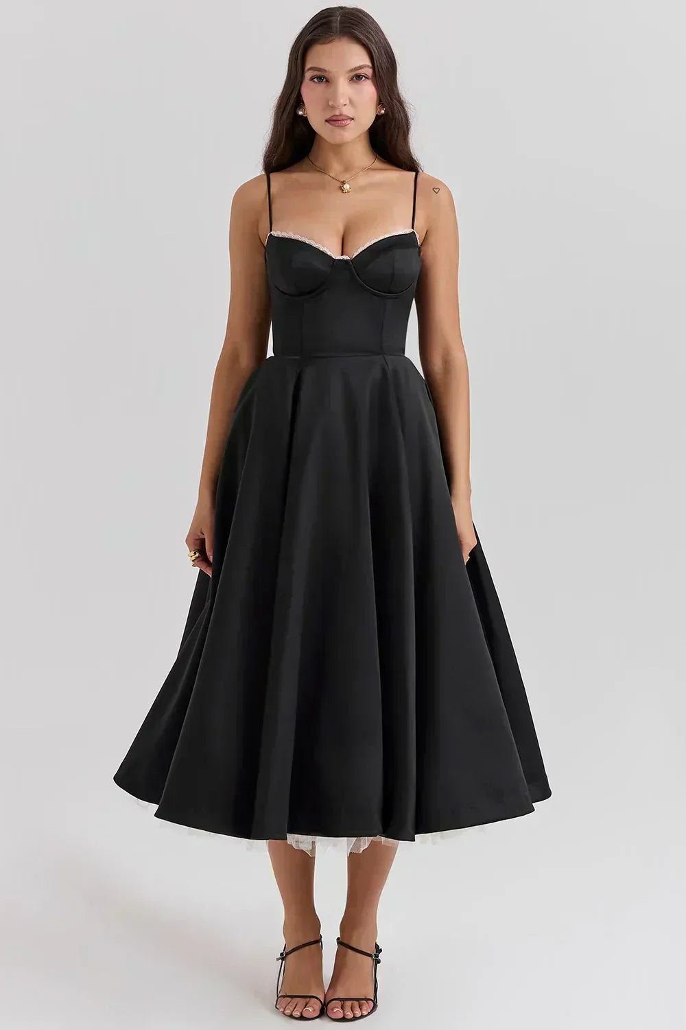 Britta | Midikleid aus Luxus