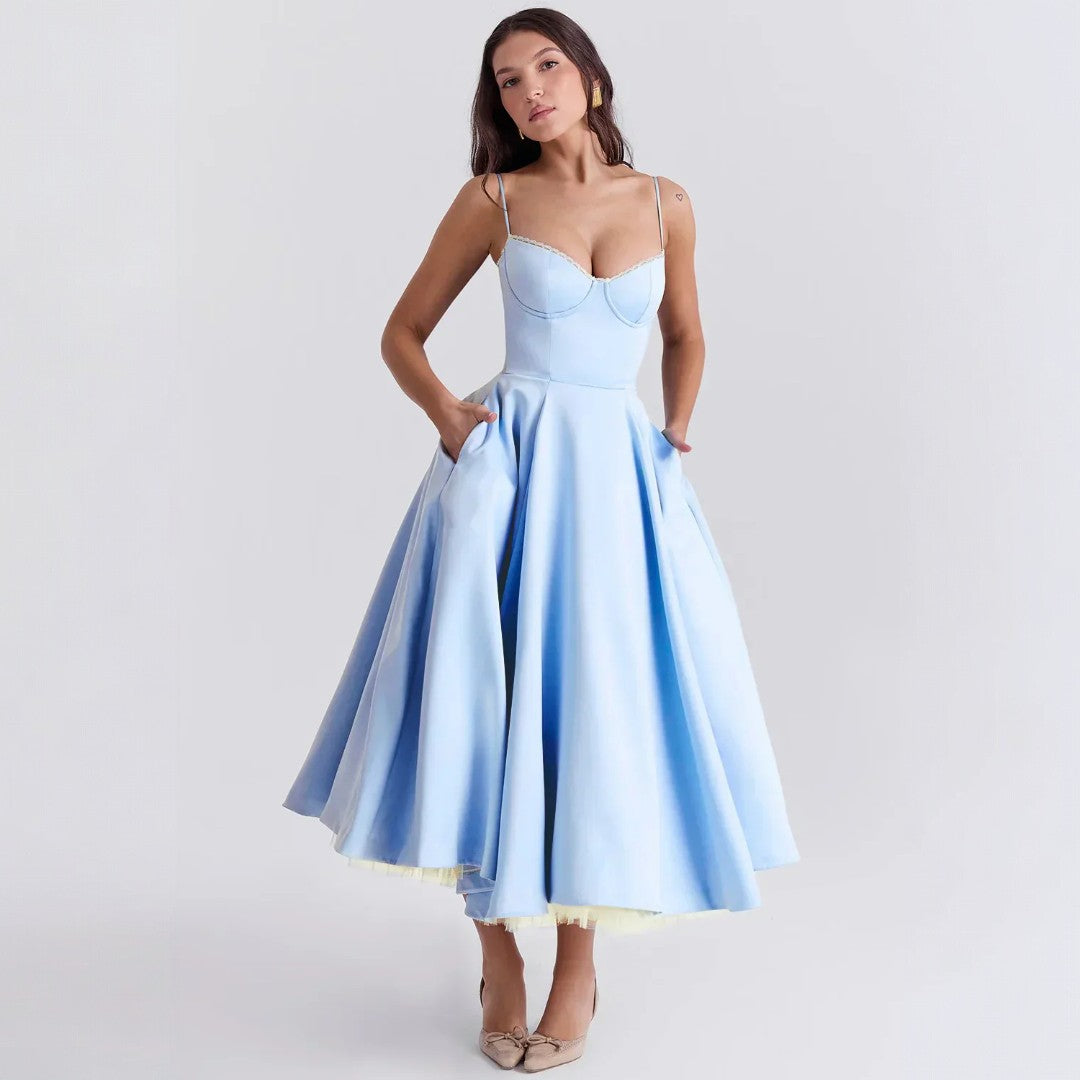 Britta | Midikleid aus Luxus
