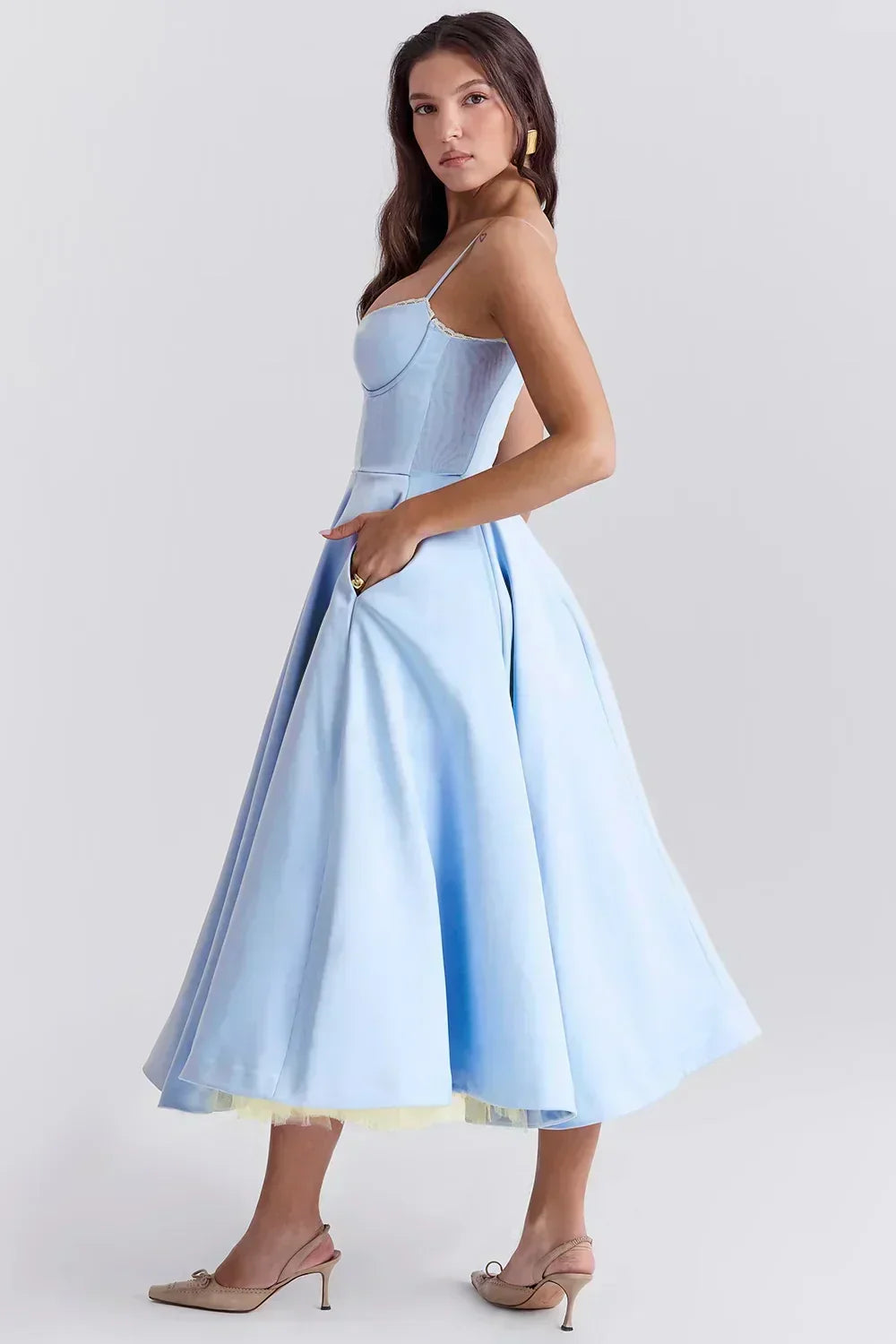 Britta | Midikleid aus Luxus