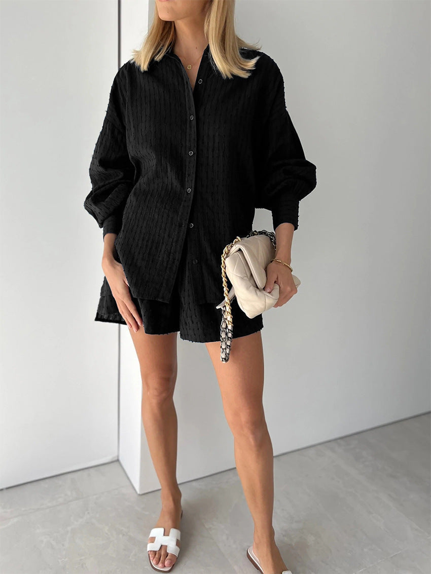 Marlene | Leichtes Blusen- und Shorts-Set