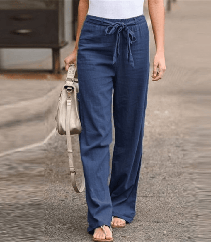 Ida | Damen-Relaxhose mit Kordel und elastischem Bund