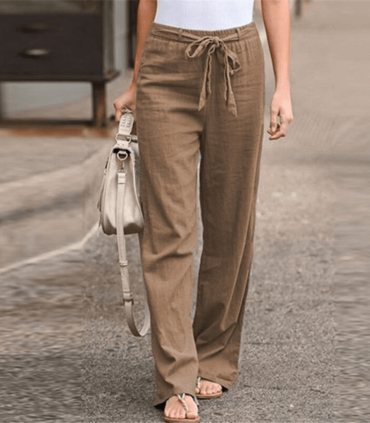 Ida | Damen-Relaxhose mit Kordel und elastischem Bund