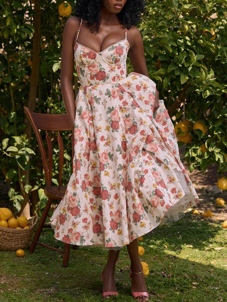 Britta | Midikleid aus Luxus