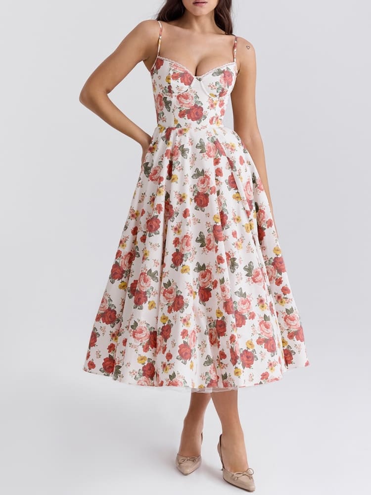 Britta | Midikleid aus Luxus