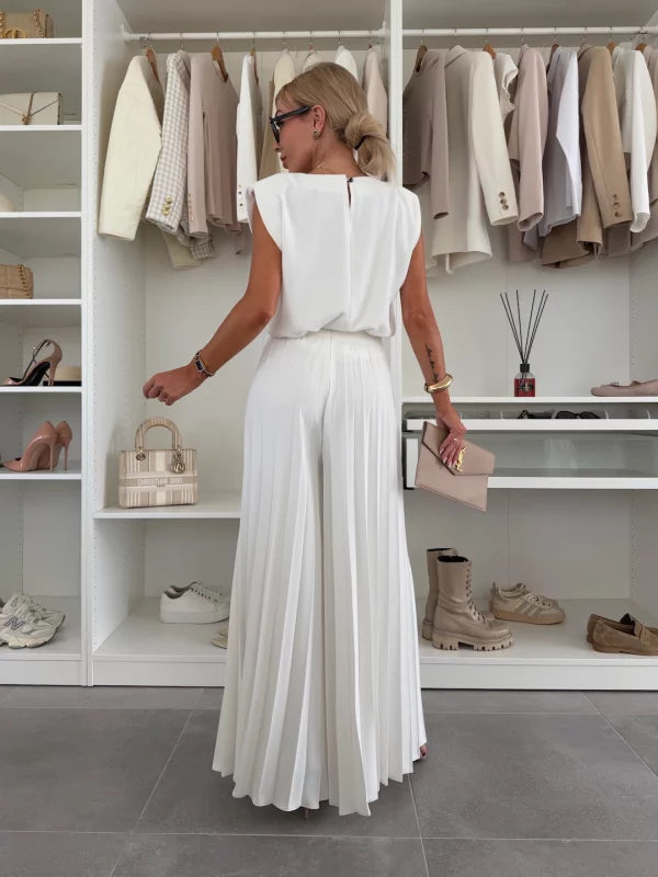 Magdalena | Elegantes Plissee-Ensemble